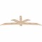Ekena Millwork Davenport Smooth Timber Gable Bracket, Douglas Fir, 96"W x 32"H x 1 1/2"D x 5 1/2"F, 8/12 Pitch GBW096X32X0206DAV00SDF - alternate 2